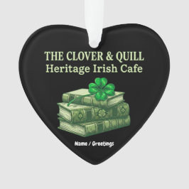 The Clover & Quill: Heritage Irish Cafe Celtic  Ornament