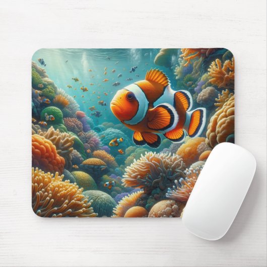 The Clownfish Mousepad (Mit Mouse)