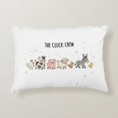 "The Cluck Crew" Dekokissen (Vorderseite)