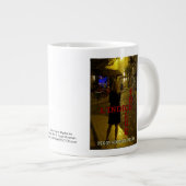 "The Clue L'Indice" Jumbo-Tasse (Vorderseite Rechts)
