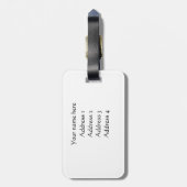 The Clyde Arc, Glasgow, Scotland Luggage tag Gepäckanhänger (Rückseite vertikal)