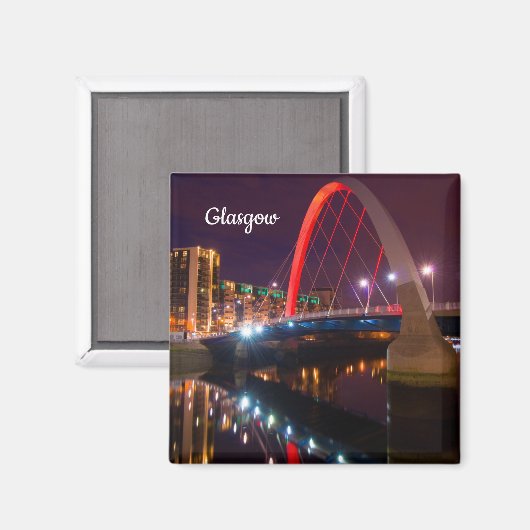 The Clyde Arc, Glasgow, Scotland Magnet (Vorderseite/Rückseite)