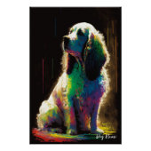 The Cocker Spaniel Dog - Composition 002 Poster (Vorderseite)