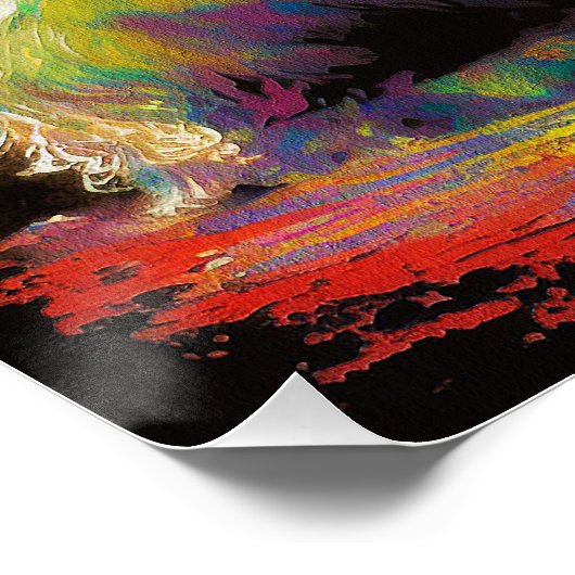 The Cocker Spaniel Dog - Composition 002 Poster (Ecke)