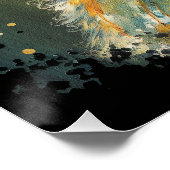 The Cocker Spaniel Dog - Composition 005 Poster (Ecke)