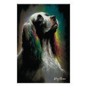 The Cocker Spaniel Dog - Composition 006 Poster (Vorderseite)