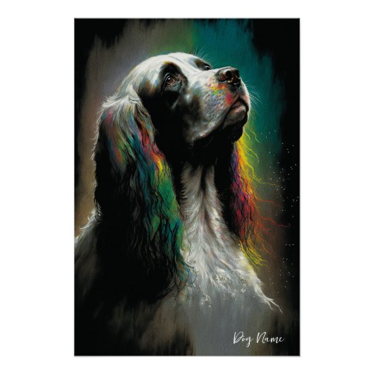 The Cocker Spaniel Dog - Composition 006 Poster (Vorderseite)