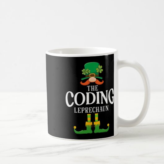The Coding Leprechaun St Patricks Day Matching  Kaffeetasse (Rechts)