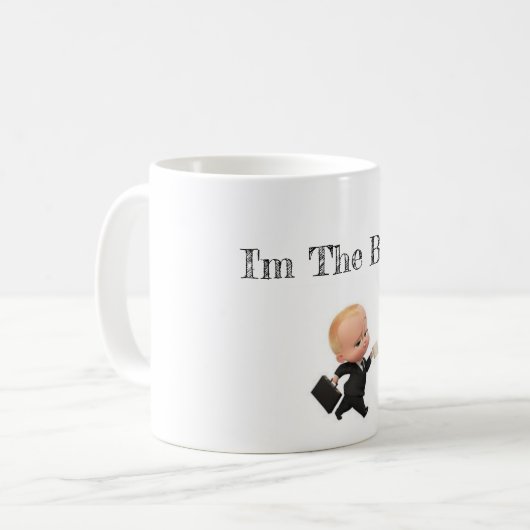 The coffe mug for the real bosses kaffeetasse (Vorderseite Links)