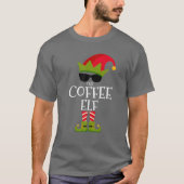 The Coffee Elf Costume Matching Family Group Chris T-Shirt (Vorderseite)