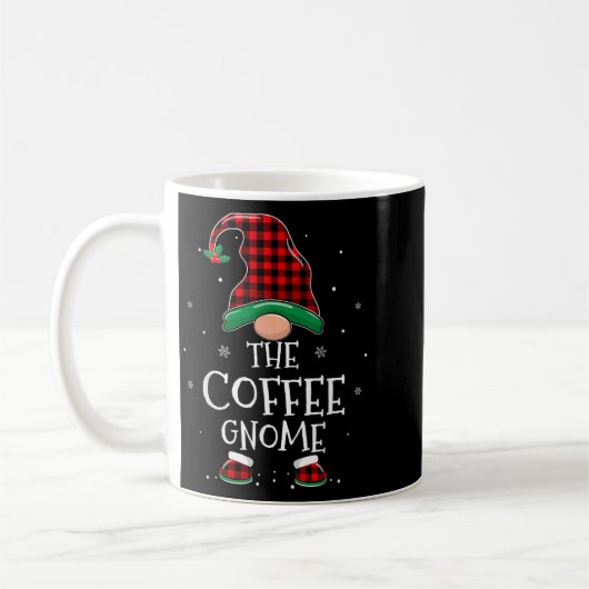 The Coffee Gnome Xmas Family Matching Plaid Christ Kaffeetasse (Links)