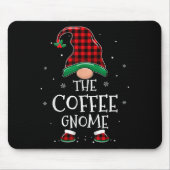 The Coffee Gnome Xmas Family Matching Plaid Christ Mousepad (Vorne)