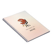 The Coffee-Powered Funny Retro Style Notizblock (Rechte Seite)