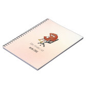 The Coffee-Powered Funny Retro Style Notizblock (Linke Seite)