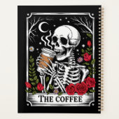 The Coffee Witchy Vibes Tote Bag – Magical Goth Planer (Rückseite)