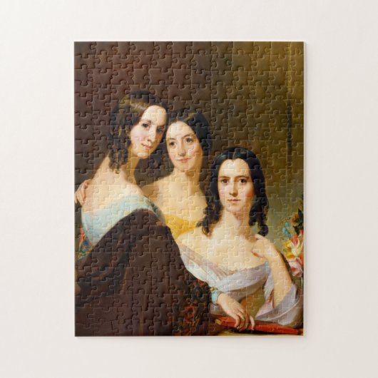 The Coleman Sisters, 1844 von Thomas Sully Puzzle (Vertikal)
