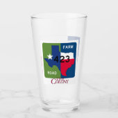 The Colony, Texas, & FM 423 Rd, Pint Glass Glas (Vorderseite)