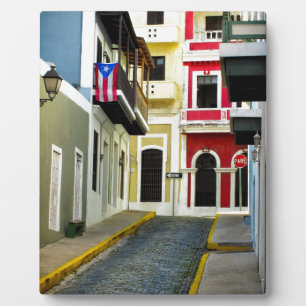 the color of old San Juan Puerto Rico Fotoplatte