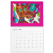 The Colorful Dog Calendar Kalender (Jan 2026)
