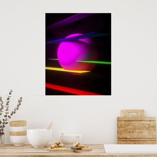 The Colors Fountain Poster (Küche)