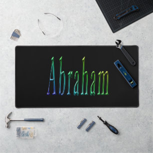 "The Colors of Abraham: A Journey in Green, Blue, Schreibtischunterlage