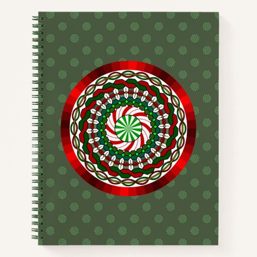 The Colors of Christmas Spiral Notebook Notizblock (Vorderseite)