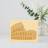The Colosseum from Italy Postkarte (Stehend Vorderseite)