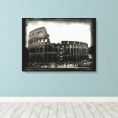 The Colosseum in Black and White Leinwanddruck (Insitu (Holzboden))