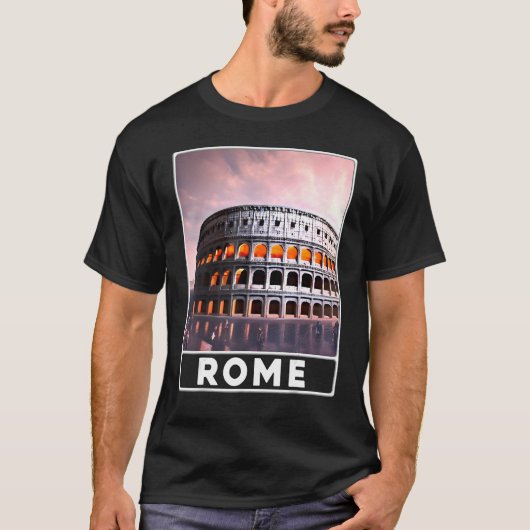 The Colosseum Rome Italy Souvenir T-Shirt (Vorderseite)