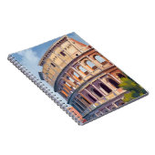 The Colosseum Rome Watercolor Travel  Notizblock (Rechte Seite)