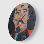 The Comedian Painting by Alfred Fox Große Wanduhr (Winkel)