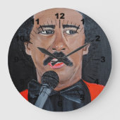 The Comedian Painting by Alfred Fox Große Wanduhr (Vorderseite)