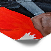 The Comedian Painting by Alfred Fox Poster (Ecke)