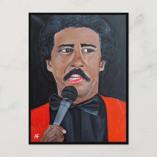 The Comedian Painting by Alfred Fox Postkarte (Vorderseite)