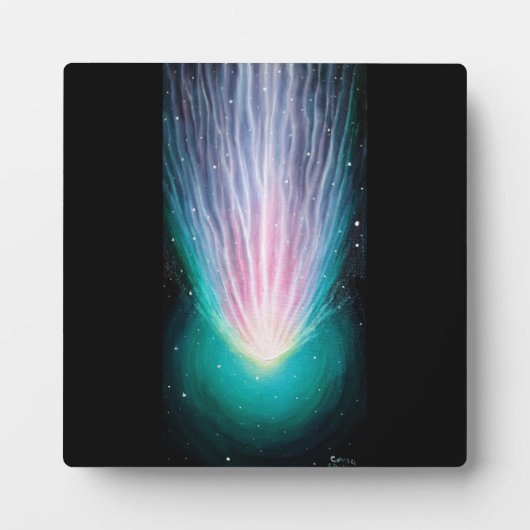 The Comet Leonard Fotoplatte (Vorderseite)