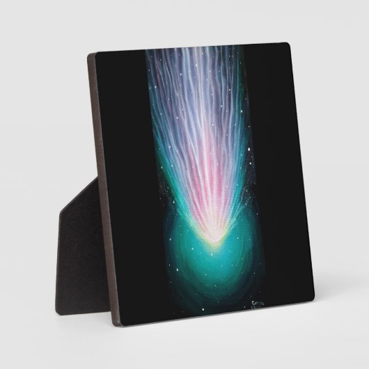 The Comet Leonard Fotoplatte (Vorderseite)