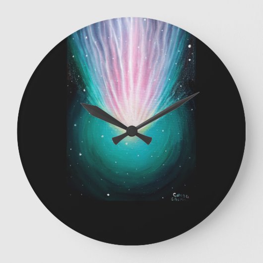The Comet Leonard Große Wanduhr (Vorderseite)