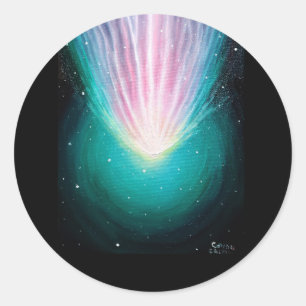 The Comet Leonard Runder Aufkleber