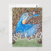 The Common Kingfisher Postkarte (Vorne/Hinten)