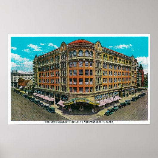 The Commonwealth Building and Pantages Theatre Poster (Vorne)
