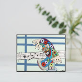 "The Conductor" von Ruchell Alexander Postkarte (Stehend Vorderseite)