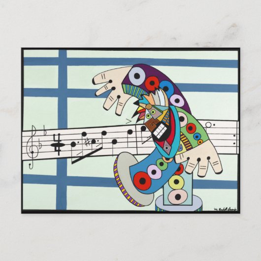 "The Conductor" von Ruchell Alexander Postkarte (Vorderseite)