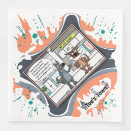 The Cone of Shame | Apology Dinner Napkin Serviette