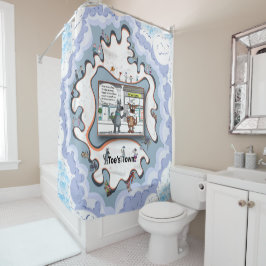 The Cone of Shame | Apology Duschvorhang