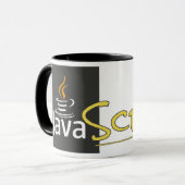 The Confusing JavaScript Mug - Black Tasse (Vorderseite Links)