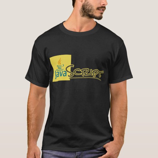 The Confusing JavaScript T-Shirt - Yellow (Vorderseite)