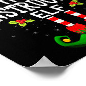 The Construction Elf Christmas Family Matching Paj Poster (Ecke)