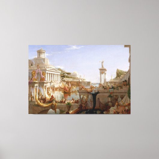 The Consummation of Empire by Thomas Cole (1836) Leinwanddruck (Vorderseite)