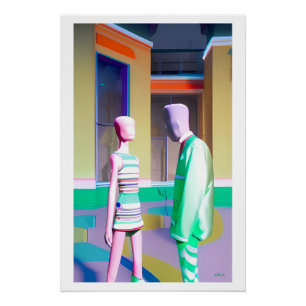 The Conversation - Ken Gage Art Poster