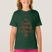 The Cookie Baking Crew Christmas Tree Design T-Shirt (Vorderseite)